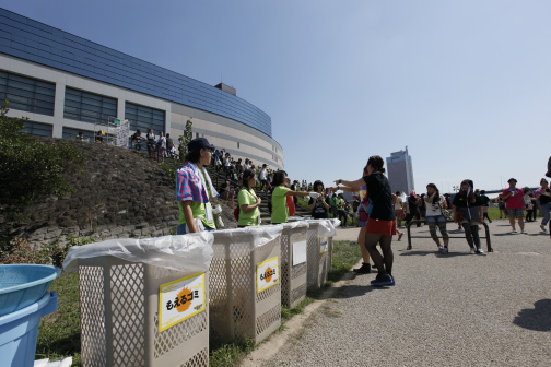 2013年のボランティアの様子